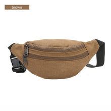 Lade das Bild in den Galerie-Viewer, AIREEBAY Casual Function Damen Canvas Gürteltasche Handytasche