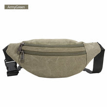 Lade das Bild in den Galerie-Viewer, AIREEBAY Casual Function Damen Canvas Gürteltasche Handytasche