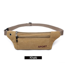Lade das Bild in den Galerie-Viewer, AIREEBAY Casual Function Damen Canvas Gürteltasche Handytasche