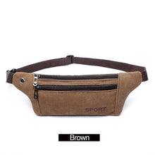 Lade das Bild in den Galerie-Viewer, AIREEBAY Casual Function Damen Canvas Gürteltasche Handytasche