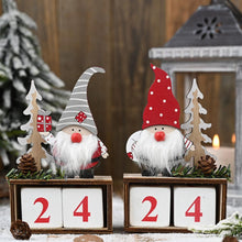 Lade das Bild in den Galerie-Viewer, Taoup Weihnachtskalender Santa Doll Elf Dekoration