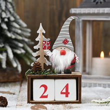 Lade das Bild in den Galerie-Viewer, Taoup Weihnachtskalender Santa Doll Elf Dekoration