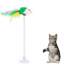 Lade das Bild in den Galerie-Viewer, Katzenspielzeug Plastikmausspielzeug mit Glocke
