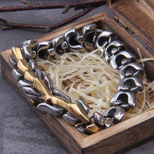Lade das Bild in den Galerie-Viewer, Viking Ouroboros Vintage Punk Armband