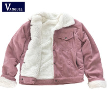 Lade das Bild in den Galerie-Viewer, Vangull Damen Cord Thermojacke