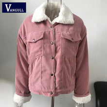 Lade das Bild in den Galerie-Viewer, Vangull Damen Cord Thermojacke