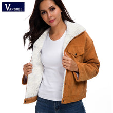 Lade das Bild in den Galerie-Viewer, Vangull Damen Cord Thermojacke