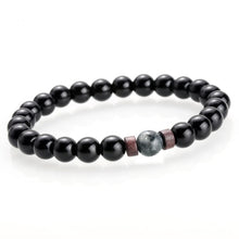 Lade das Bild in den Galerie-Viewer, Natürliches Mondstein-tibetisches Buddha-Armband