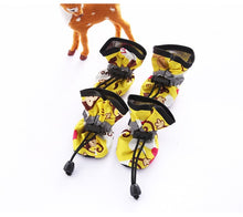 Lade das Bild in den Galerie-Viewer, Hundeschuhe wasserdichte rutschfeste Stiefel