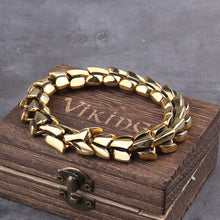 Lade das Bild in den Galerie-Viewer, Viking Ouroboros Vintage Punk Armband