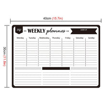 Lade das Bild in den Galerie-Viewer, Einfache magnetische Kühlschrank Whiteboard Kalender Message Board A3