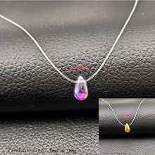 Lade das Bild in den Galerie-Viewer, Unsichtbare Angelschnur 8mm Kristall Zirkon Anhänger