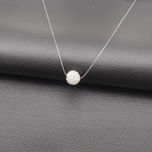 Lade das Bild in den Galerie-Viewer, Unsichtbare Angelschnur 8mm Kristall Zirkon Anhänger