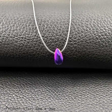 Lade das Bild in den Galerie-Viewer, Unsichtbare Angelschnur 8mm Kristall Zirkon Anhänger