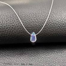 Lade das Bild in den Galerie-Viewer, Unsichtbare Angelschnur 8mm Kristall Zirkon Anhänger