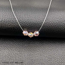 Lade das Bild in den Galerie-Viewer, Unsichtbare Angelschnur 8mm Kristall Zirkon Anhänger