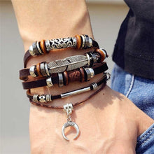 Lade das Bild in den Galerie-Viewer, IFMIA Herrenmode Black Hollow Bead Armband