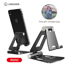 Lade das Bild in den Galerie-Viewer, LINGCHEN Metall faltbarer Telefonhalter