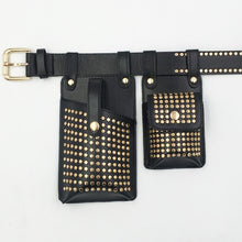 Lade das Bild in den Galerie-Viewer, Luxus-Gürteltasche für Damen (2 Taschen) Hochwertige Ledertasche