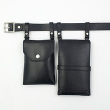 Lade das Bild in den Galerie-Viewer, Luxus-Gürteltasche für Damen (2 Taschen) Hochwertige Ledertasche