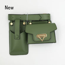 Lade das Bild in den Galerie-Viewer, Luxus-Gürteltasche für Damen (2 Taschen) Hochwertige Ledertasche