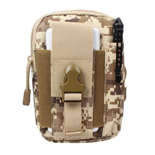 Lade das Bild in den Galerie-Viewer, Herren Militär Reißverschluss wasserdichte Hand 5,7 Zoll Handy Gürtel Tasche