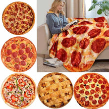 Lade das Bild in den Galerie-Viewer, WOSTAR Soft Flanell Tortilla Pizza Decke