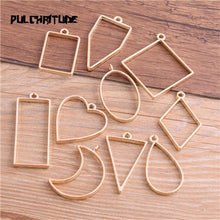 Lade das Bild in den Galerie-Viewer, 10 Stück / Set 7-Farbe DIY Armband Halskette Ornamente geometrische Figur Anhänger