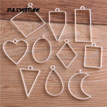 Lade das Bild in den Galerie-Viewer, 10 Stück / Set 7-Farbe DIY Armband Halskette Ornamente geometrische Figur Anhänger