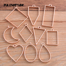 Lade das Bild in den Galerie-Viewer, 10 Stück / Set 7-Farbe DIY Armband Halskette Ornamente geometrische Figur Anhänger
