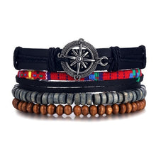 Lade das Bild in den Galerie-Viewer, IFMIA Herrenmode Black Hollow Bead Armband