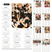 Lade das Bild in den Galerie-Viewer, Japanischer Anime-Volleyballjungen-Karikaturkalender
