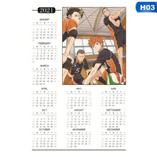 Lade das Bild in den Galerie-Viewer, Japanischer Anime-Volleyballjungen-Karikaturkalender