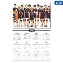 Lade das Bild in den Galerie-Viewer, Japanischer Anime-Volleyballjungen-Karikaturkalender