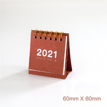 Lade das Bild in den Galerie-Viewer, 2021 einfache Schwarz-Weiß-Grau-Serie Desktop-Kalender Jahresplan Agenda