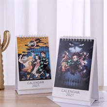 Lade das Bild in den Galerie-Viewer, Anime Demon Slayer Kimetsus Yaiba 2021 Neujahrs-Desktop-Kalender