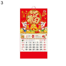 Lade das Bild in den Galerie-Viewer, 2021 hängender Kalender Etikettendruck (anpassbar) China Fu Kalender