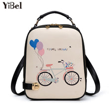 Lade das Bild in den Galerie-Viewer, Teenager PU Rucksack Laptoptasche
