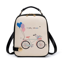 Lade das Bild in den Galerie-Viewer, Teenager PU Rucksack Laptoptasche