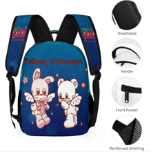 Lade das Bild in den Galerie-Viewer, Hohe Qualität Multi-Image-Druck Kinder Schultasche Kinderrucksack für Jungen Mädchen mit Fotos Muster Text Logo selbst gestalten und bedrucken