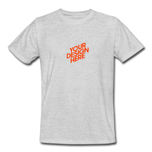 Lade das Bild in den Galerie-Viewer, Workwear T-Shirt Arbeitskleidung T-Shirt Herren/Männer selbst gestalten und bedrucken - Grau meliert