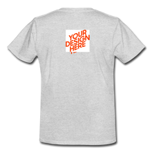 Lade das Bild in den Galerie-Viewer, Workwear T-Shirt Arbeitskleidung T-Shirt Herren/Männer selbst gestalten und bedrucken - Grau meliert