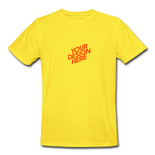 Lade das Bild in den Galerie-Viewer, Workwear T-Shirt Arbeitskleidung T-Shirt Herren/Männer selbst gestalten und bedrucken - Gelb