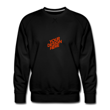 Lade das Bild in den Galerie-Viewer, Premium Sweatshirt Herren/Männer selbst gestalten und bedrucken - Schwarz