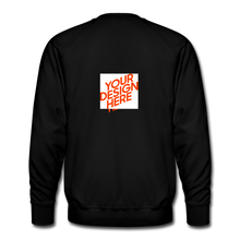 Lade das Bild in den Galerie-Viewer, Premium Sweatshirt Herren/Männer selbst gestalten und bedrucken - Schwarz