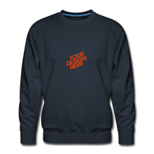Lade das Bild in den Galerie-Viewer, Premium Sweatshirt Herren/Männer selbst gestalten und bedrucken - Navy