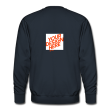 Lade das Bild in den Galerie-Viewer, Premium Sweatshirt Herren/Männer selbst gestalten und bedrucken - Navy