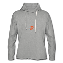 Lade das Bild in den Galerie-Viewer, Light Sweatshirt Hoodie Herren/Männer selbst gestalten und bedrucken - Grau meliert