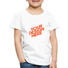 Lade das Bild in den Galerie-Viewer, Kids' Premium T-Shirt selbst gestalten und bedrucken - Weiß