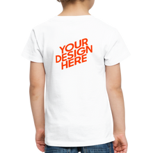 Lade das Bild in den Galerie-Viewer, Kids' Premium T-Shirt selbst gestalten und bedrucken - Weiß